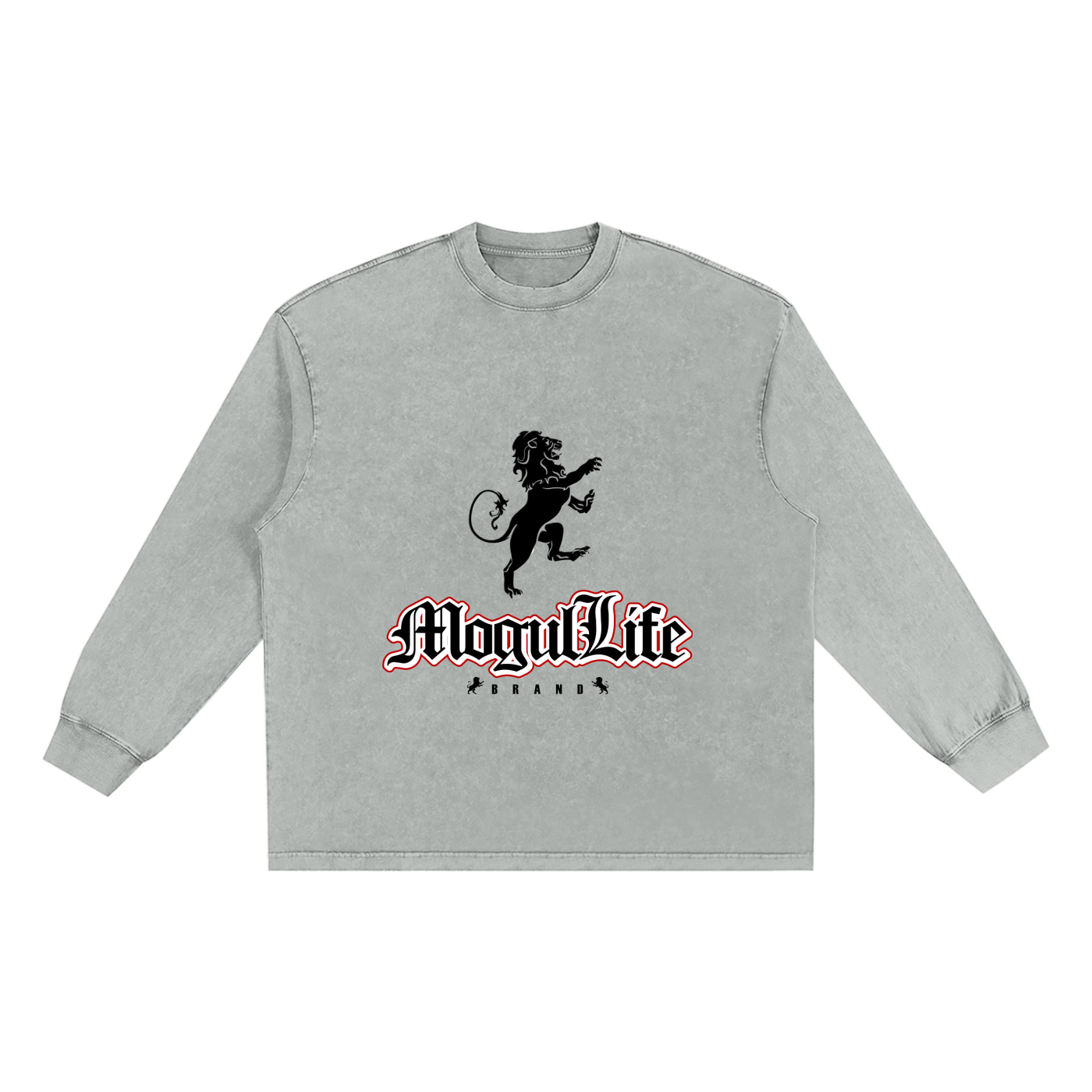 Snow Washed Oversize Long Sleeve T-shirt