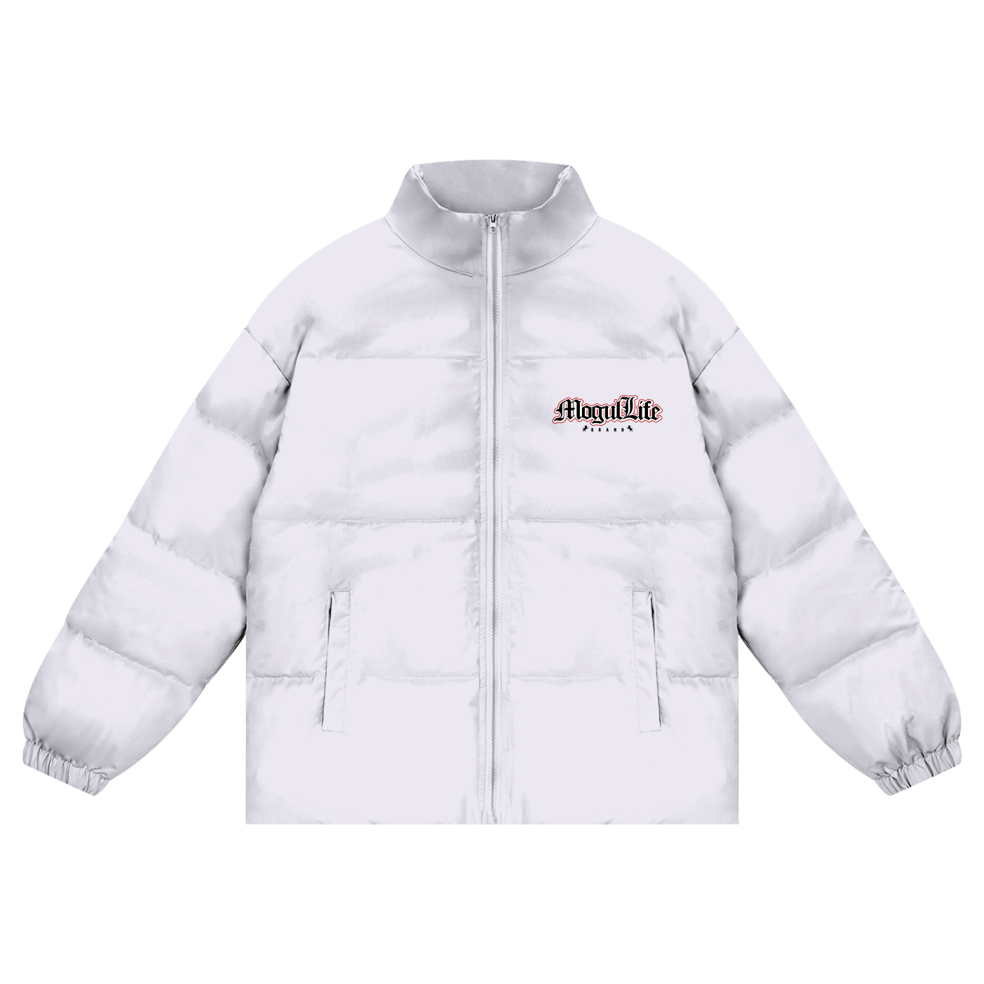 Unisex Zipper Puffer Coat