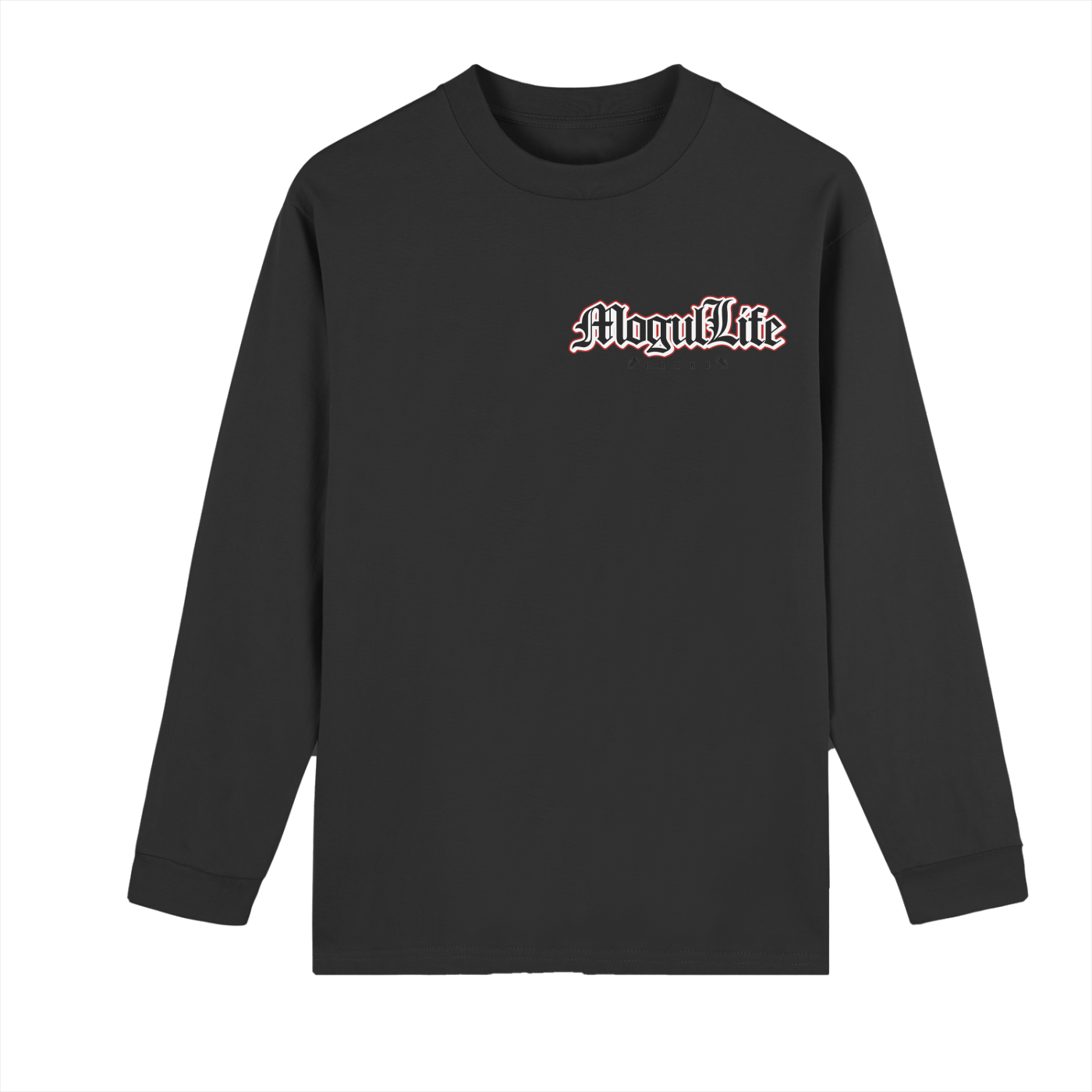 Unisex Crew Neck 270g Heavyweight 100% Cotton Drop Shoulder Long Sleeve Shirt