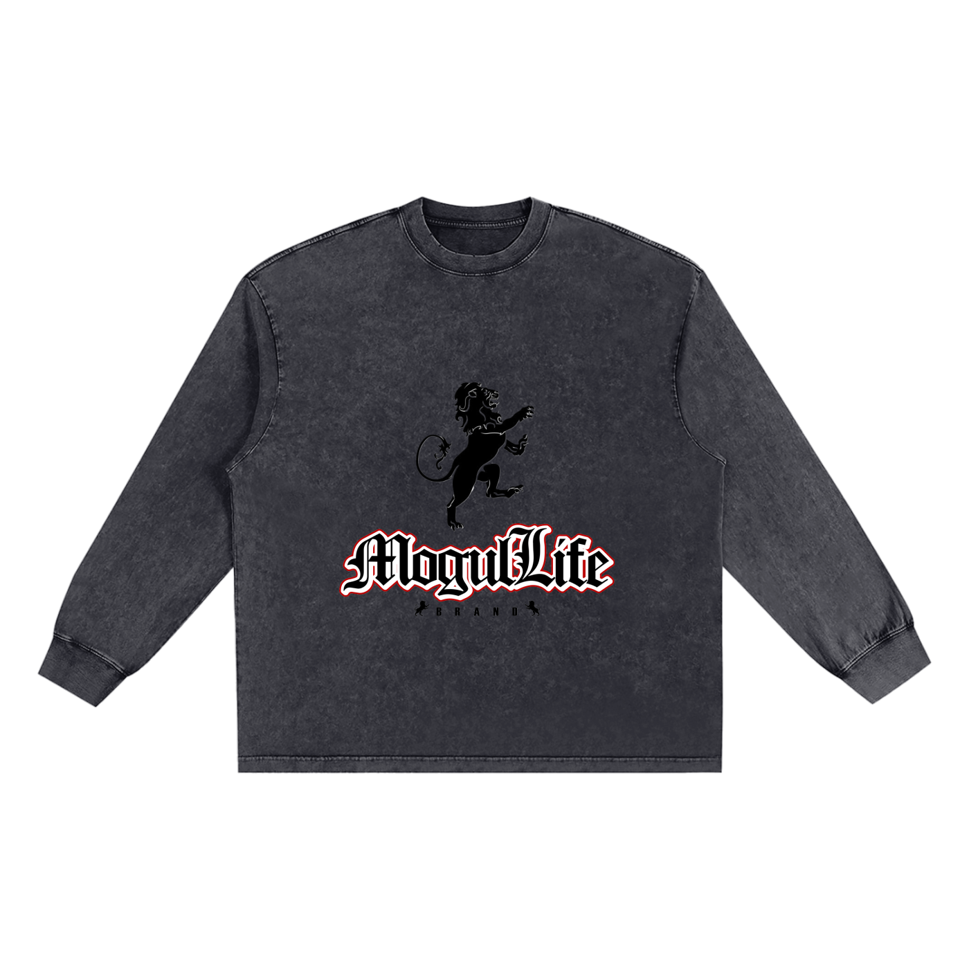 Snow Washed Oversize Long Sleeve T-shirt