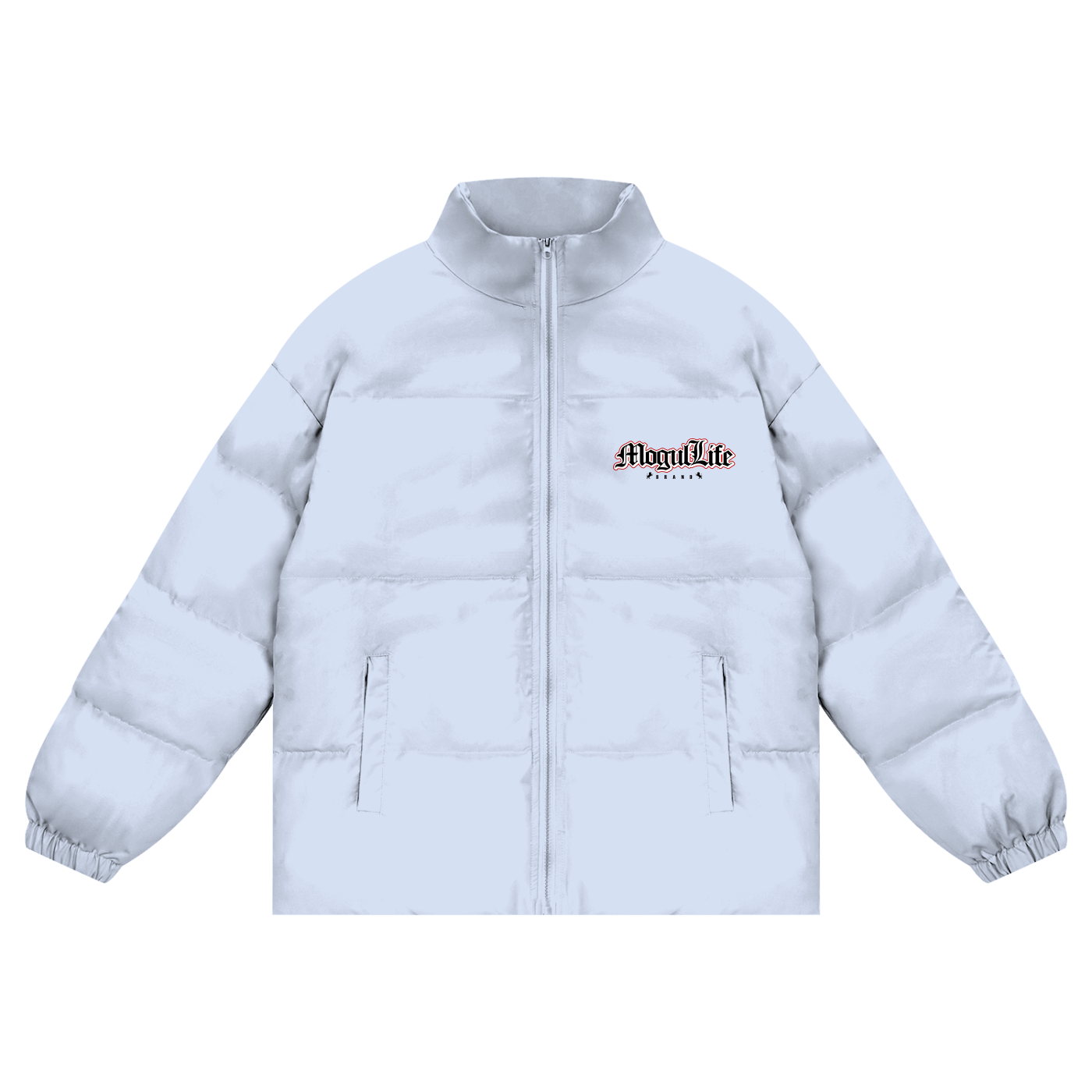 Unisex Zipper Puffer Coat