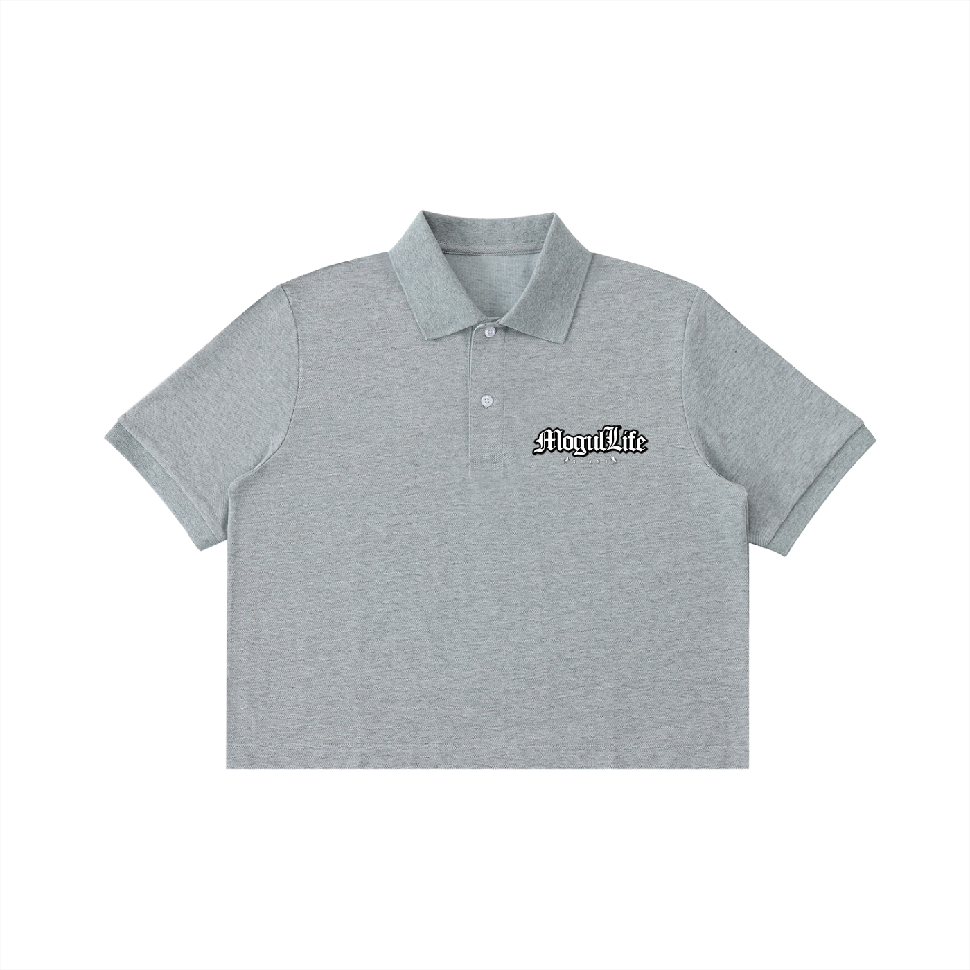 Essential Cropped Polo Shirt