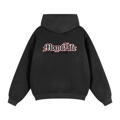 Zip-Through Boxy Hoodie