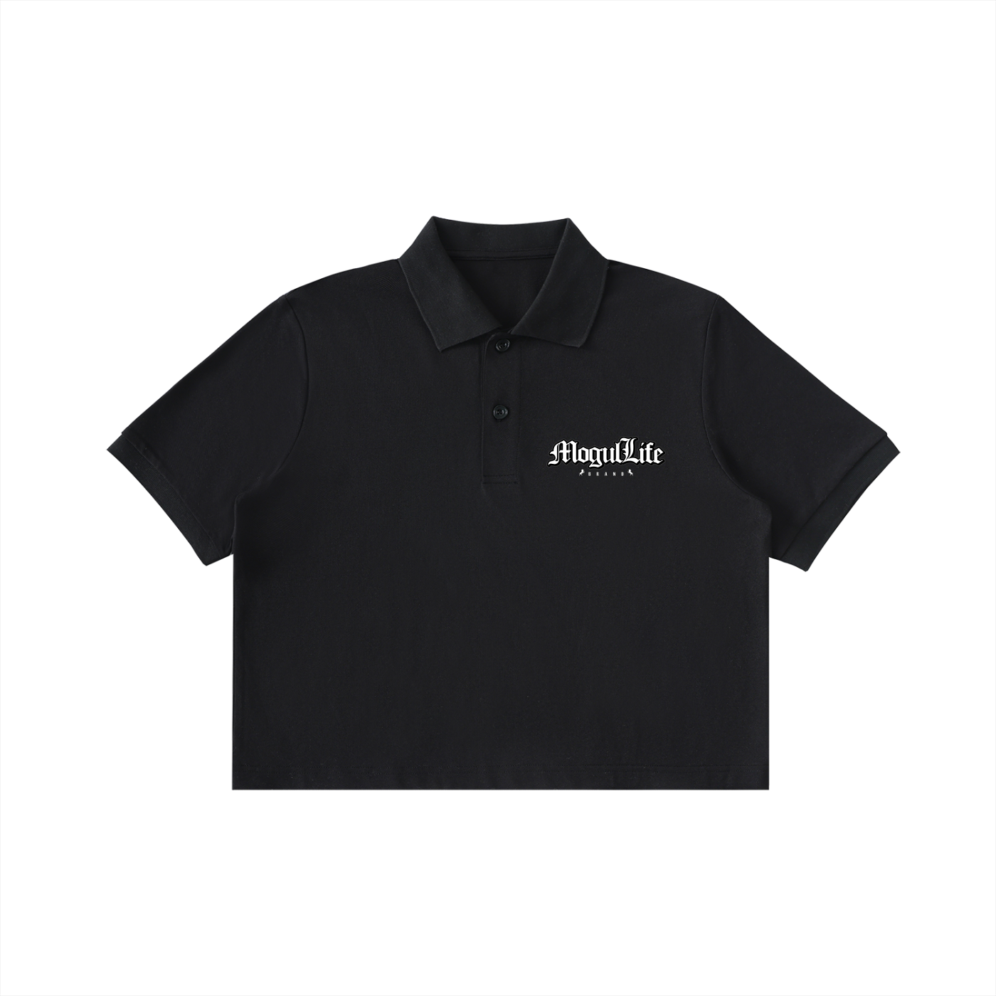 Essential Cropped Polo Shirt