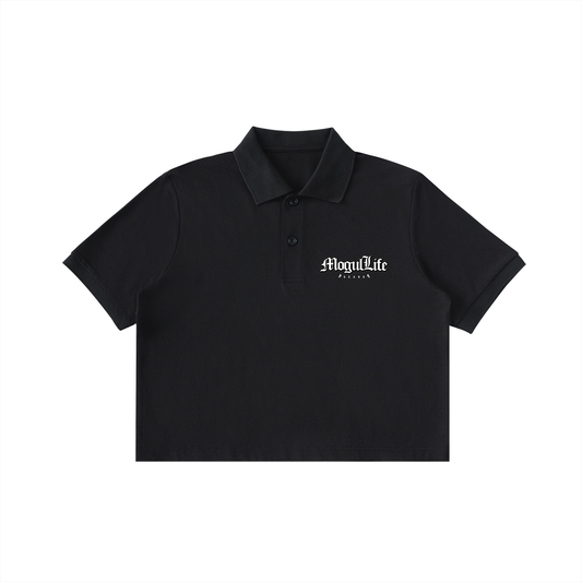 Essential Cropped Polo Shirt