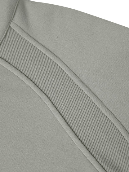 Cropped Zip-Through Hoodie